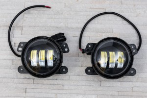 JEEP GRAND CHEROKEE WK2 2010-2020 LAMPY PRZECIWMGIELNE LED PRZEDNIE 4"