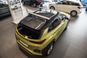 HYUNDAI KONA 2017+ BELKI POPRZECZNE DO RELINGÓW PRZYLEGAJĄCYCH