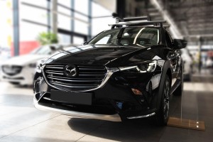 MAZDA CX-3 DK 2015-2021 DOKŁADKI ZDERZAKÓW STAL