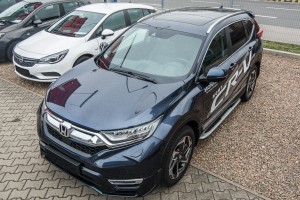 HONDA CR-V V 2018-2023 RELINGI DACHOWE ALUMINIOWE SREBRNE STYL OEM P/N 08L02TLA100