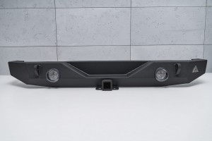 JEEP WRANGLER JL 2018+ ZDERZAK TYLNY SZEROKI PARAMOUNT ZE ŚWIATLAMI LED 12W