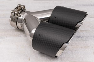 AUDI A8 KOŃCÓWKA WYDECHU KARBON  64-67 MM L 230 MM