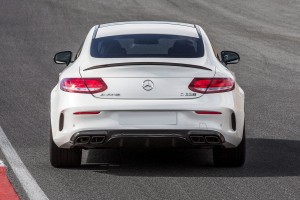 MERCEDES C-CLASS W205 AMG 2014+ SPOILER KLAPY TYLNEJ