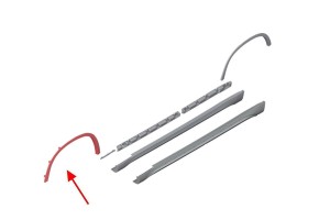 BMW X1 E84 2009-2015 LISTWA PRZEDNIEGO BŁOTNIKA LEWA 51772990165