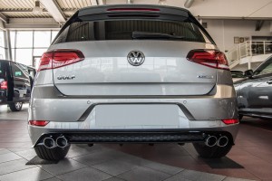 VW GOLF 7 VII 2016-2020 PO LIFTINGU DYFUZOR DOKŁADKA ZDERZAKA TYLNEGO