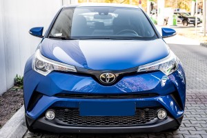 TOYOTA C-HR AX10 2016+ NAKŁADKI HALOGENÓW PRZÓD CHROM