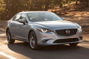 MAZDA 6 III GJ 2016-2018 ŚWIATŁA LED DO JAZDY DZIENNEJ Z KIERUNKOWSKAZEM