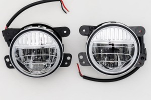 JEEP WRANGLER JK 2007-2018 ŚWIATŁA PRZECIWMGIELNE LED KOMPLET