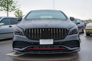 MERCEDES CLA C117 2017-2019 PO FACELIFTINGU GRILL GT PANAMERICANA SREBRNY