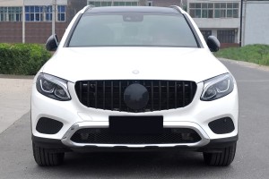 MERCEDES GLC X253 2015-2019 PRZED LIFTINGIEM GRILL GT PANAMERICANA Z KAMERĄ CZARNY