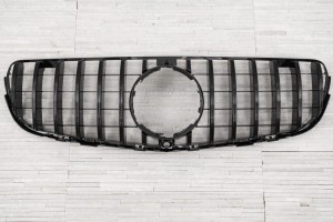MERCEDES GLC X253 2015-2019 PRZED LIFTINGIEM GRILL GT PANAMERICANA Z KAMERĄ CZARNY