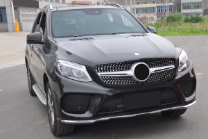 MERCEDES GLE W166 2015-2018 Z KAMERĄ GRILL DIAMOND SREBRNY