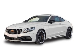 MERCEDES C-CLASS W205 2019+ Z KAMERĄ GRILL GT PANAMERICANA SREBRNY