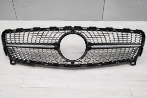 MERCEDES A-CLASS W176 2015-2018 PO FACELIFTINGU GRILL DIAMOND CZARNY