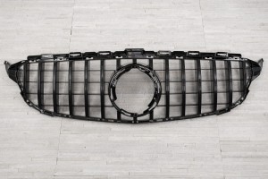 MERCEDES C-CLASS W205 2019-2021 PO FACELIFTINGU GRILL GT PANAMERICANA CZARNY