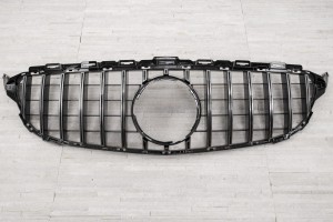 MERCEDES C-CLASS W205 2014-2018 PRZED FACELIFTINGIEM GRILL GT SREBRNY