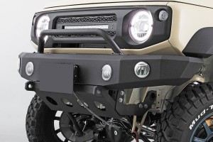 SUZUKI JIMNY UCHYLNE STALOWE MOCOWANIE TABLICY POD WYCIĄGARKĘ