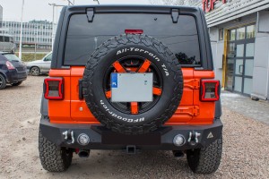 JEEP WRANGLER JL 2018+ MOCOWANIE TYLNEJ TABLICY REJESTRACYJNEJ MODEL USA