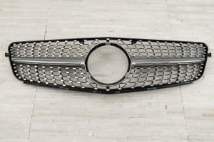 MERCEDES C-CLASS W204 2007-2014 GRILL DIAMOND SILVER