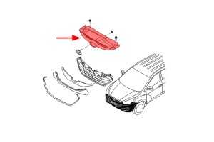 HYUNDAI ix35 LM 2010-2015 ATRAPA CHŁODNICY GRILL CHROMOWANY 863512Y000