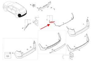 HYUNDAI TUCSON III TL 2015-2018 PRZED LIFTINGIEM LAMPA PRZECIWMGIELNA TYLNA LEWA 92405D7000