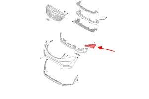 KIA SPORTAGE III SL 2010-2015 LAMPA PRZECIWMGIELNA PRZEDNIA LEWA 922013W200