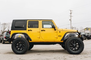 JEEP WRANGLER JK 2007-2018 4D POSZERZENIA BŁOTNIKÓW TYLNYCH 51-0313