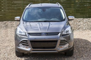 FORD ESCAPE 2013-2016 ATRAPA ZDERZAKA LEWA CZARNA + CHROM 32X127-3