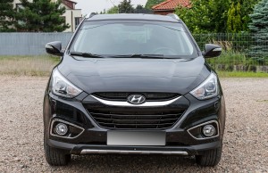 HYUNDAI ix35 LM 2010-2015 DOKŁADKI ZDERZAKÓW Z IMITACJĄ WYDECHÓW BLACK