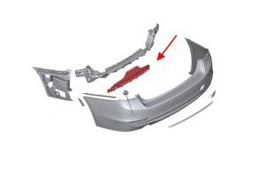 BMW SERIA 3 F30 2011-2018 USZTYWNIENIE TYLNEGO ZDERZAKA 51127256921