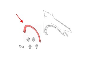 MAZDA CX-5 II 2017-2025 LISTWA PRZEDNIEGO BŁOTNIKA PRAWA KB7W51W20E