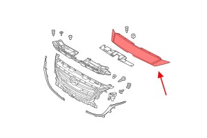 MAZDA 3 III BM 2014-2016 PRZED FACELIFTINGIEM OSŁONA GÓRNA GRILLA BHN15003351