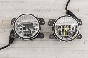 JEEP WRANGLER JK 2007-2018 LAMPY PRZECIWMGIELNE LED PRZEDNIE 4" 40W