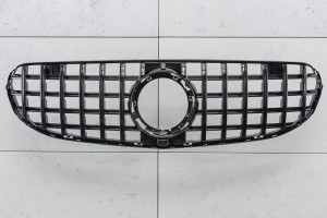 MERCEDES GLC X253 2019-2022 PO FACELIFTINGU Z KAMERĄ GRILL GT PANAMERICANA CZARNY