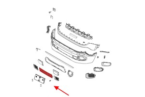 JEEP RENEGADE I BU 2015-2018 PRZED LIFTINGIEM GRILL ZDERZAKA ATRAPA CHŁODNICY KRATKA 5XB41LXHAA