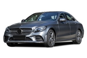 MERCEDES C-CLASS W205 2019-2021 PO FACELIFTINGU Z KAMERĄ GRILL DIAMOND CZARNY