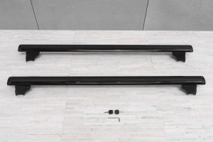 JEEP COMPASS I MK49 2007-2010 PRZED LIFTINGIEM BELKI DACHOWE POPRZECZNE CZARNE OE 82209622