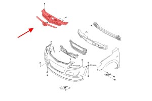 HYUNDAI i30 I 2007-2011 ATRAPA CHŁODNICY GRILL PRZEDNI CHROM 863512L000 863522L000