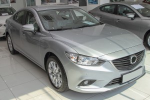 MAZDA 6 III GJ 2016-2018 PO PIERWSZYM FACELIFTINGU LISTWA CHROMOWANA ATRAPY CHŁODNICY PRAWA G46L507J1
