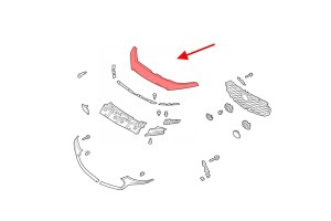 MAZDA 3 IV BP 2019+ OSŁONA GÓRNA GRILLA BCKA507E1 BCKA-50722