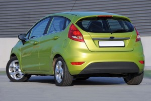 FORD FIESTA MK7 VII 2008-2012 HATCHBACK PRZED FACELIFTINGIEM SPOILER ZDERZAKA TYLNEGO 8A6117D781A
