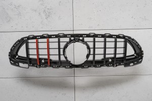 MERCEDES C-CLASS W206 2021+ GRILL PANAMERICANA GT BRABUS STYLE CZARNY Z KAMERĄ AMG 
