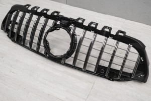 MERCEDES A-CLASS W177 2018+ Z KAMERĄ GRILL GT PANAMERICANA SREBRNY