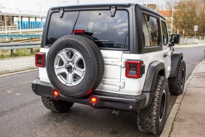 JEEP WRANGLER JL/JLU 2018+ ZDERZAK TYLNY STALOWY RUBICON POD PDC