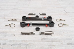 JEEP WRANGLER JK 2007-2018 REGULOWANE ŁĄCZNIKI STABILIZATORA PRZEDNIEGO LIFT 2-6"