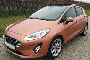 FORD FIESTA MK8 VIII 2017+ KRATKA PRZEDNIEGO ZDERZAKA LEWA H1BB15B217A1