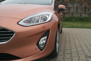 FORD FIESTA MK8 VIII 2017+ KRATKA PRZEDNIEGO ZDERZAKA LEWA H1BB15B217A1
