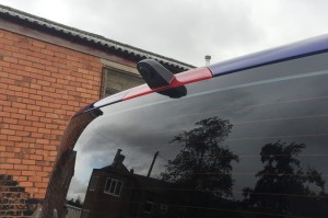 FORD TRANSIT VI 2013+ KAMERA COFANIA Z DIODAMI IR MONTOWANA W MIEJSCE ŚWIATŁA STOPU