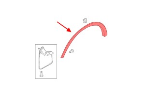 FORD KUGA MK3 III 2019+ LISTWA TYLNEGO LEWEGO BŁOTNIKA LV4BS286D03EAW