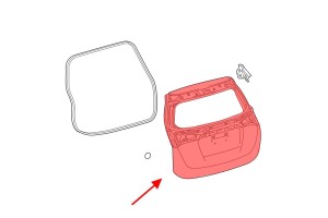 TOYOTA RAV4 IV XA40 2013-2018 KLAPA TYLNA 670050R230